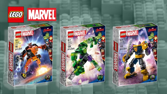 LEGO mechy Marvel 2023