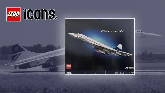 LEGO 10318 Samolot Concorde